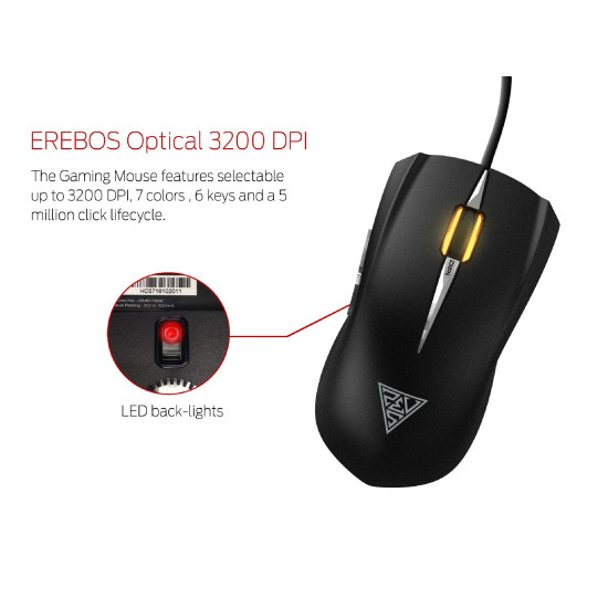 Геймърски комплект Gamdias Gaming COMBO - ARES 7 Color ESSENTIAL COMBO - keyboard + mouse
