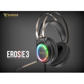 Слушалки Gamdias Gaming Heaphones - EROS E3 RGB - 50mm