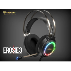 Слушалки Gamdias Gaming Heaphones - EROS E3 RGB - 50mm