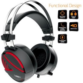 Слушалки Gamdias Gaming Heaphones - HEBE E1 RGB