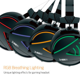 Слушалки Gamdias Gaming Heaphones - HEBE E1 RGB