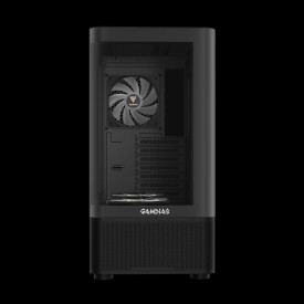 Кутия за компютър Gamdias кутия Case ATX - ATLAS E2 - 3 x 120 mm A-RGB, Digital Display, Curved Glass