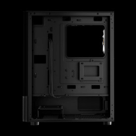 Кутия за компютър Gamdias кутия Case ATX - ATLAS E2 - 3 x 120 mm A-RGB, Digital Display, Curved Glass