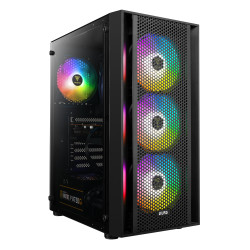 Кутия за компютър Gamdias Case ATX - AURA GC2 - Mesh, aRGB, Tempered Glass