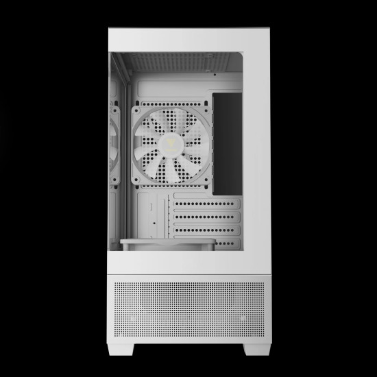 Кутия за компютър Gamdias Aura GC9M Elite WH ARGB, Tempered Glass, White