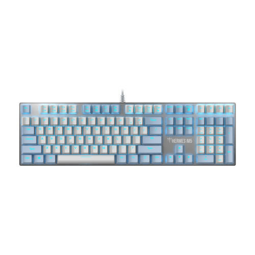 Клавиатура Gamdias Gaming Keyboard Mechanical - HERMES M5 - 1000Hz, Aluminium plate