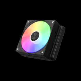 Водно охлаждане Gamdias Water Cooling 120mm - AURA GL120 v2 Black - aRGB