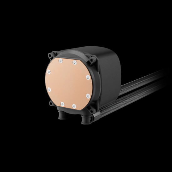 Водно охлаждане Gamdias Water Cooling 120mm - AURA GL120 v2 Black - aRGB