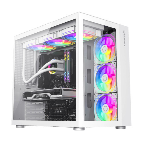 Кутия за компютър Gamemax Case ATX - Infinity White