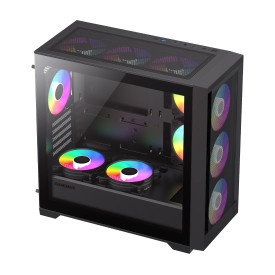 Кутия за компютър Gamemax Case mATX - DEFENDER MB - Addressable RGB