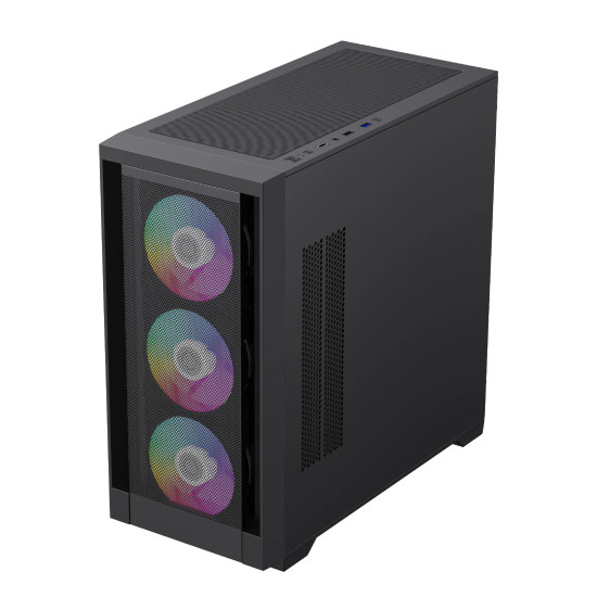 Кутия за компютър Gamemax Case mATX - DEFENDER MB - Addressable RGB