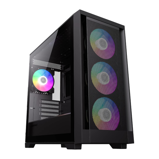 Кутия за компютър Gamemax Case mATX - DEFENDER MB - Addressable RGB