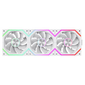 Комплект вентилатори Gamemax Fan Pack 3-in-1 3x120mm - FN12A-N2 WL-RW - Reverse, Daisy-Chain, A-RGB, White
