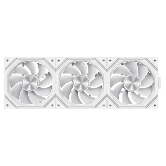 Комплект вентилатори Gamemax Fan Pack 3-in-1 3x120mm - FN12A-N2 WL-RW - Reverse, Daisy-Chain, A-RGB, White