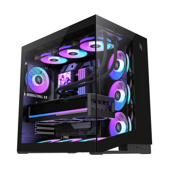 Кутия за компютър Gamemax Case ATX - NEX C56 BK
