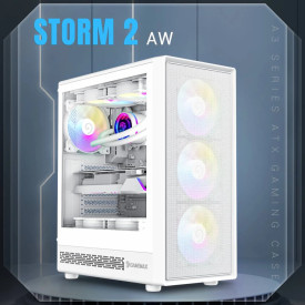 Кутия за компютър GameMax Storm, White