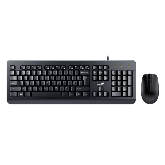 Комплект клавиатура и мишка Genius Keyboard and Mouse - KM-160 Black - AI, BG, USB