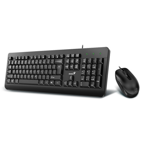 Комплект клавиатура и мишка Genius Keyboard and Mouse - KM-160 Black - AI, BG, USB