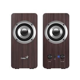 Тонколони Genius Speakers 2.0 - SP-HF400 - 10W RMS, Dark Brown