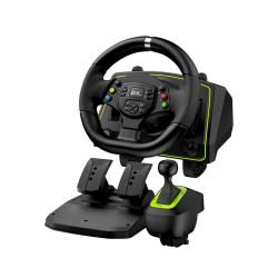 Волан Genius Racing Wheel with pedals SpeedMaster X2 - Gear shifter, Pedals, Dual-motor vibration