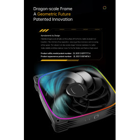 Комплект вентилатори Geometric Future Fan Pack 3-in-1 140 mm, Reversed - Squama 2503RB-14 Black