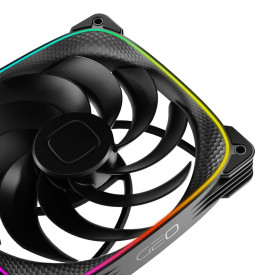 Комплект вентилатори Geometric Future Fan Pack 3-in-1 140 mm, Reversed - Squama 2503RB-14 Black