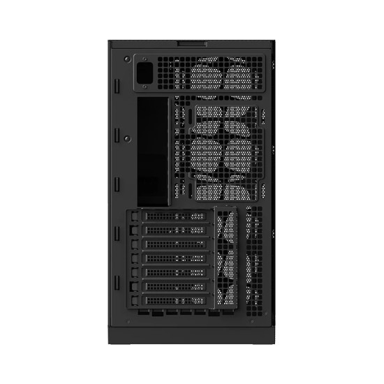 Кутия за компютър Geometric Future Case EATX - Model 5 Vent Black/Yellow - 5 x 140 mm aRGB fans included
