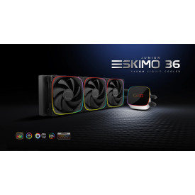 Водно охлаждане Geometric Future Water Cooling - Eskimo Junior 36 White - LGA1700/AM5
