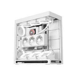 Кутия за компютър HAVN Case E-ATX - HS 420 VGPU Edition, White + PCIe Gen5 Riser