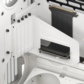 Кутия за компютър HAVN Case E-ATX - HS 420 VGPU Edition, White + PCIe Gen5 Riser