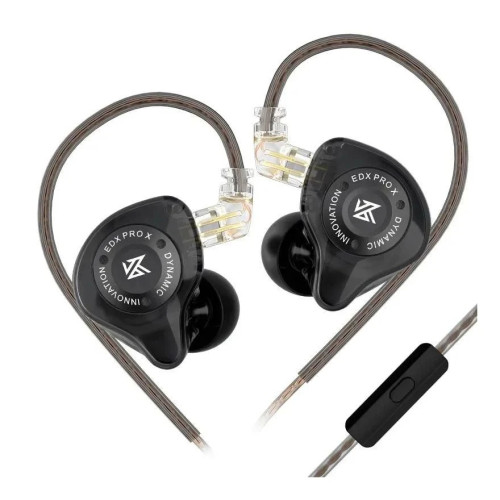 Слушалки KZ Hi-Fi In-Ear-Monitors - EDX PRO X Black Mic