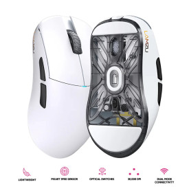 Безжична мишка Lamzu ATLANTIS MINI [Champion Edition] 1K (8K compatible) - Panda White