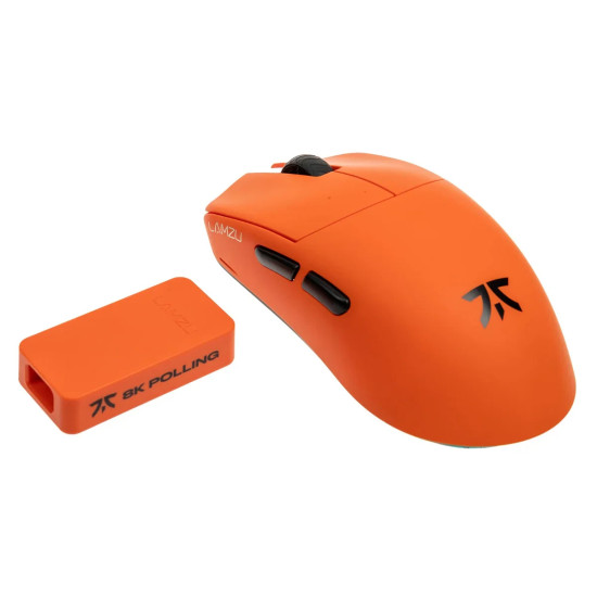 Безжична мишка Lamzu MAYA X 8K - Wireless Gaming Mouse - Fnatic Special Edition Orange