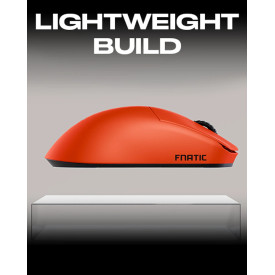 Безжична мишка Lamzu MAYA X 8K - Wireless Gaming Mouse - Fnatic Special Edition Orange