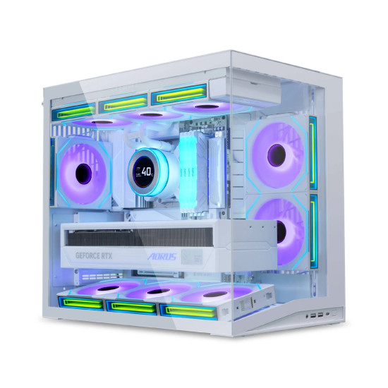 Кутия за компютър Lian Li Case ATX - O11 Dynamic Mini V2 - White