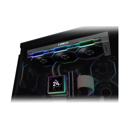 Водно охлаждане Lian Li Water Cooling HydroShift II LCD-S 360TL WHITE