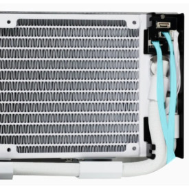 Водно охлаждане Lian Li Water Cooling HydroShift II LCD-S 360TL WHITE