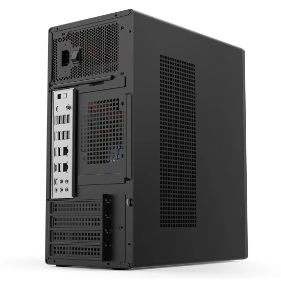 Кутия за компютър Makki MAKKI-0636BB-U3, ATX, mATX, Middle Tower, USB3.0, USB2.0, Audio, Mic