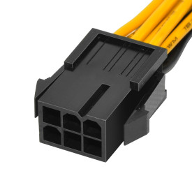 Кабел Makki Mining PCI-E Splitter 6pin -> 2x 8pin - MAKKI-CABLE-PCIE6-TO-2x8