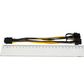 Кабел Makki Mining PCI-E Splitter 6pin -> 2x 8pin - MAKKI-CABLE-PCIE6-TO-2x8