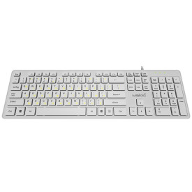Клавиатура Makki Keyboard USB BG - Low profile Chocolate - KB-C14 White