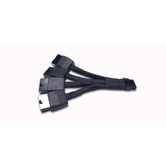 Преходник Makki Cable Adapter 4xPCI-E 8pin to PCI-E Gen.5 12pin 12VHPWR