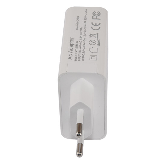Зарядно Makki Charger Wall GaN - USB Type-C 65W White - MAKKI-GN65W