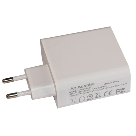 Зарядно Makki Charger Wall GaN - USB Type-C 65W White - MAKKI-GN65W