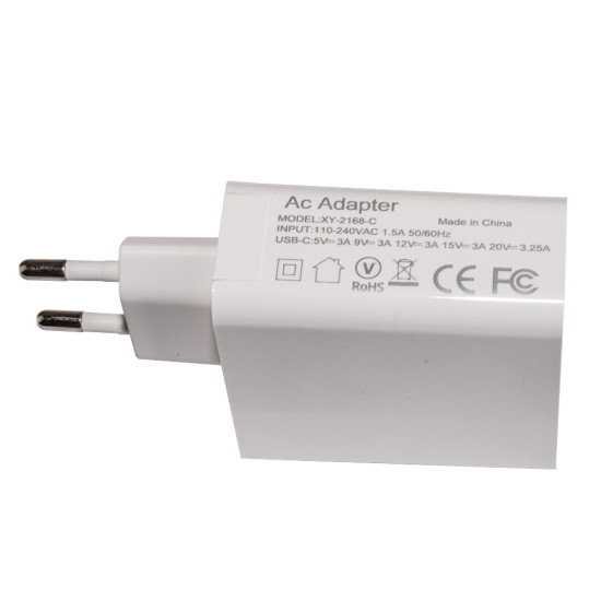 Зарядно Makki Charger Wall GaN - USB Type-C 65W White - MAKKI-GN65W