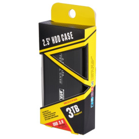 Външна кутия за диск Makki External Case 2.5" SATA USB3.0 Aluminium Black