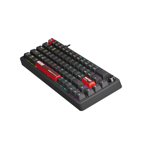 Клавиатура Marvo Gaming Mechanical Keyboard Arma 67 KG935 - 1K, TNT Peach Switches [Linear], (English US)