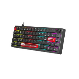 Клавиатура Marvo Gaming Mechanical Keyboard Arma 67 KG935 - 1K, TNT Peach Switches [Linear], (English US)