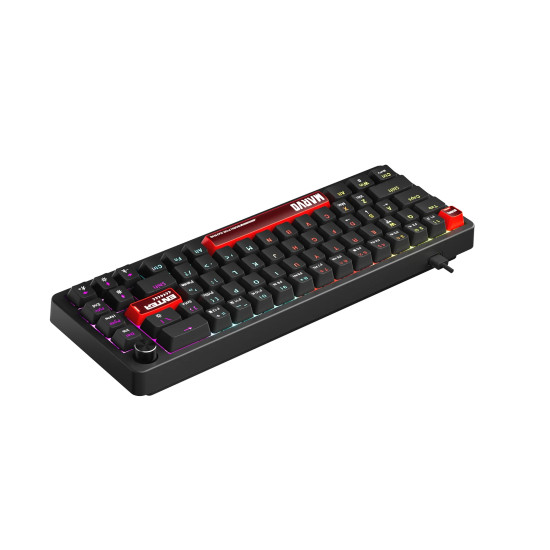 Клавиатура Marvo Gaming Mechanical Keyboard Arma 67 KG935 - 1K, TNT Peach Switches [Linear], (English US)
