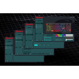 Клавиатура Marvo Gaming Mechanical Keyboard Arma 98 KG937 - 1K, TNT Peach Switches [Linear], (English US)